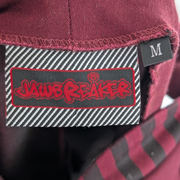 Jawbreaker Steampunk Corset Dress Goth Red Black Lace Rufflesize M - Picture 11 of 13